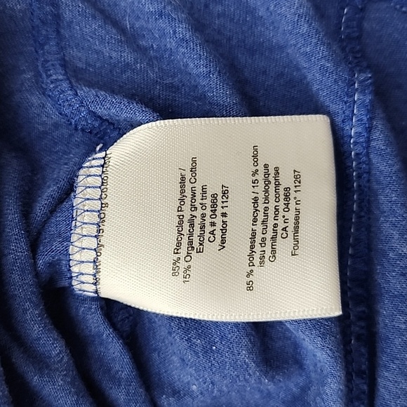 MEC Women's Heathered Blue Activewear Long Sleeves Top Scoop Neck Size Medium - Picture 8 of 11